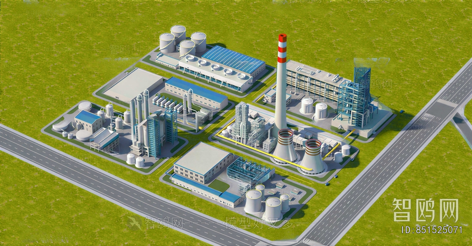Modern Industrial Building