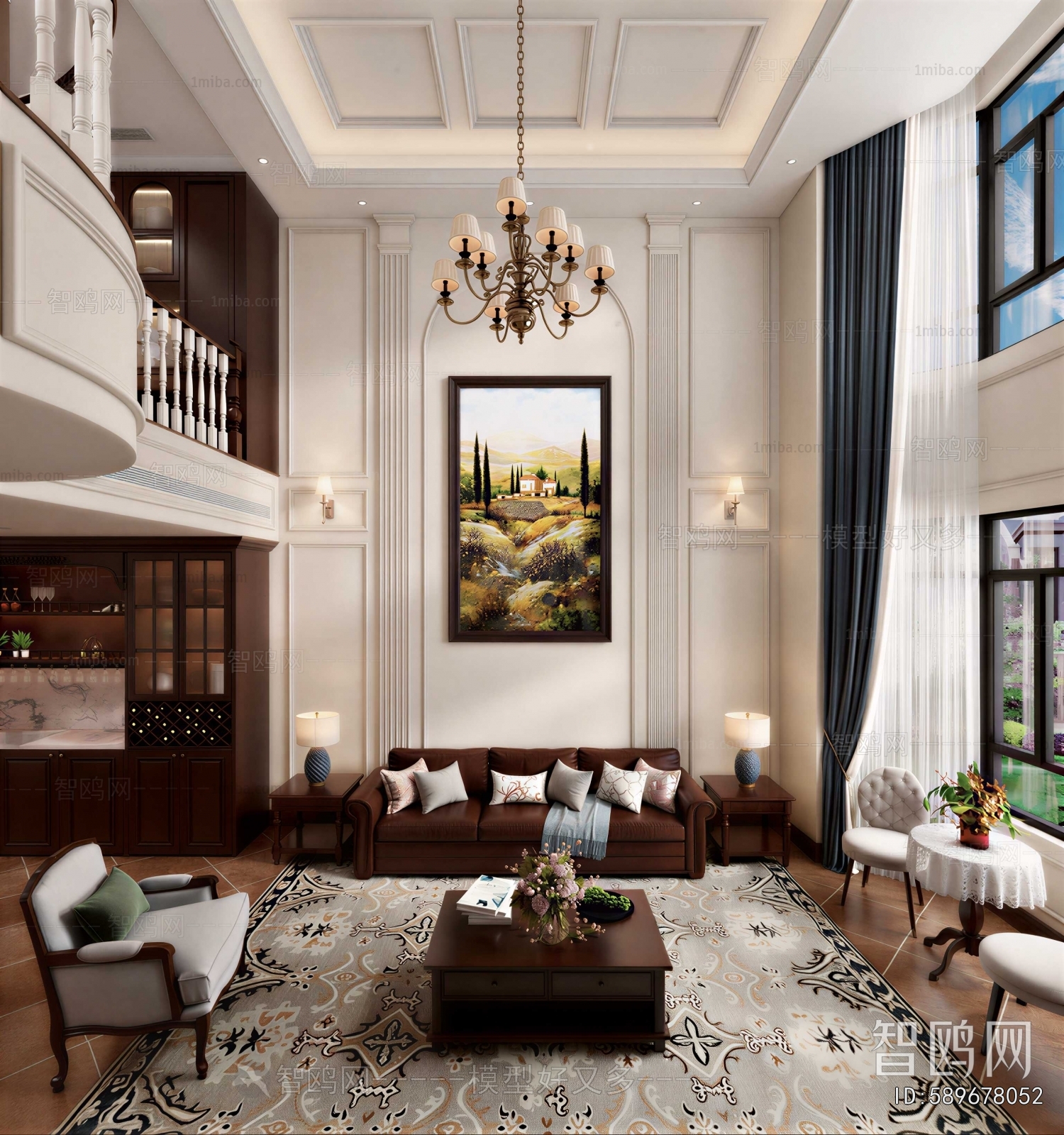 American Style A Living Room