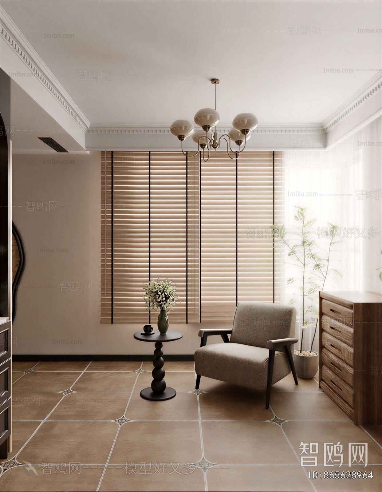 French Style Hallway