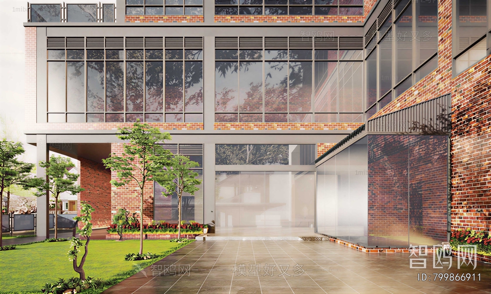 Modern Courtyard/landscape