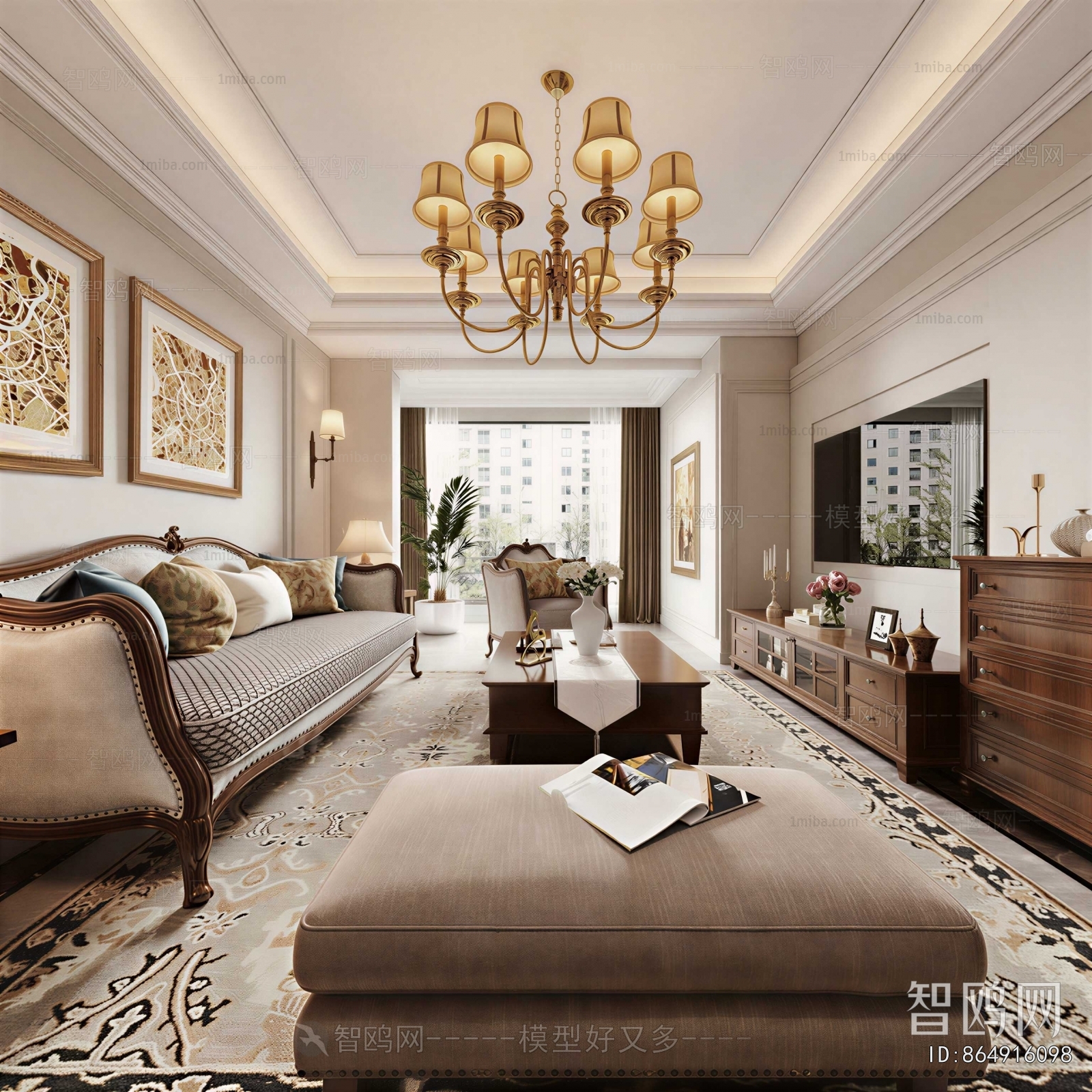 European Style A Living Room