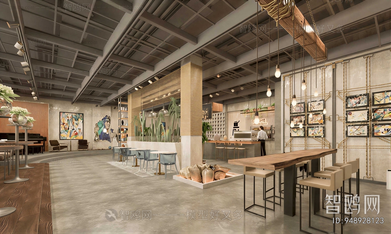 Industrial Style Restaurant