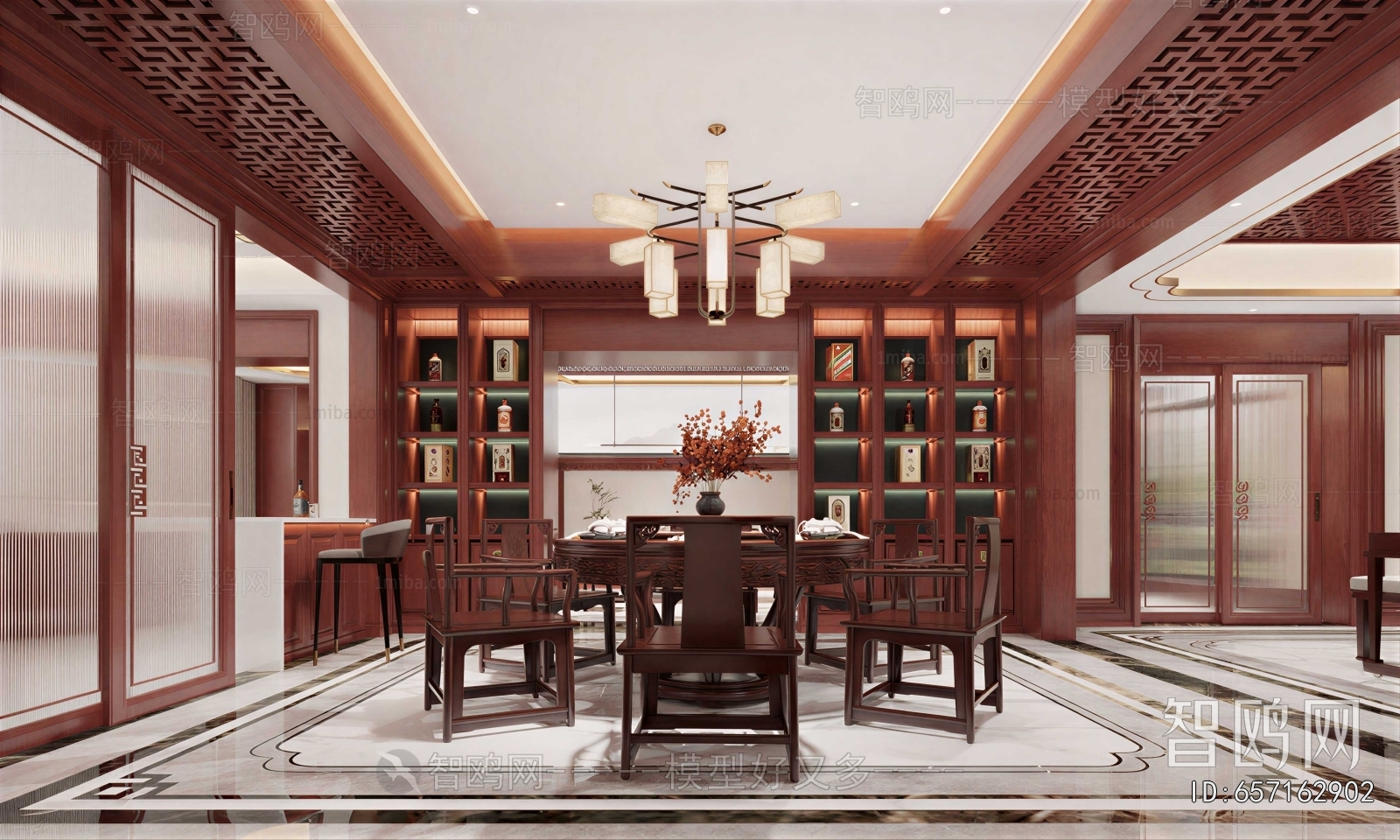 Chinese Style Dining Room