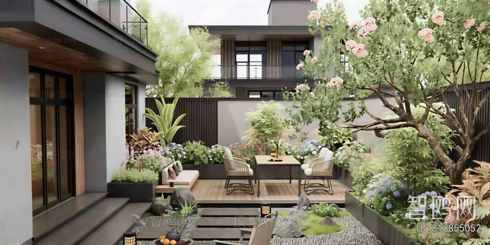 Modern Courtyard/landscape