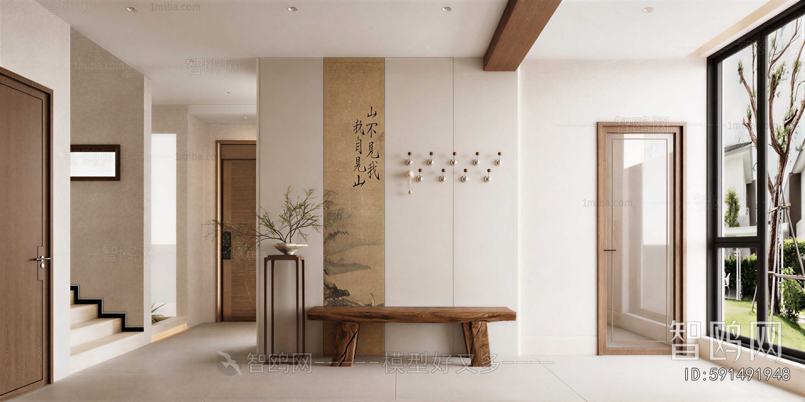 New Chinese Style Hallway