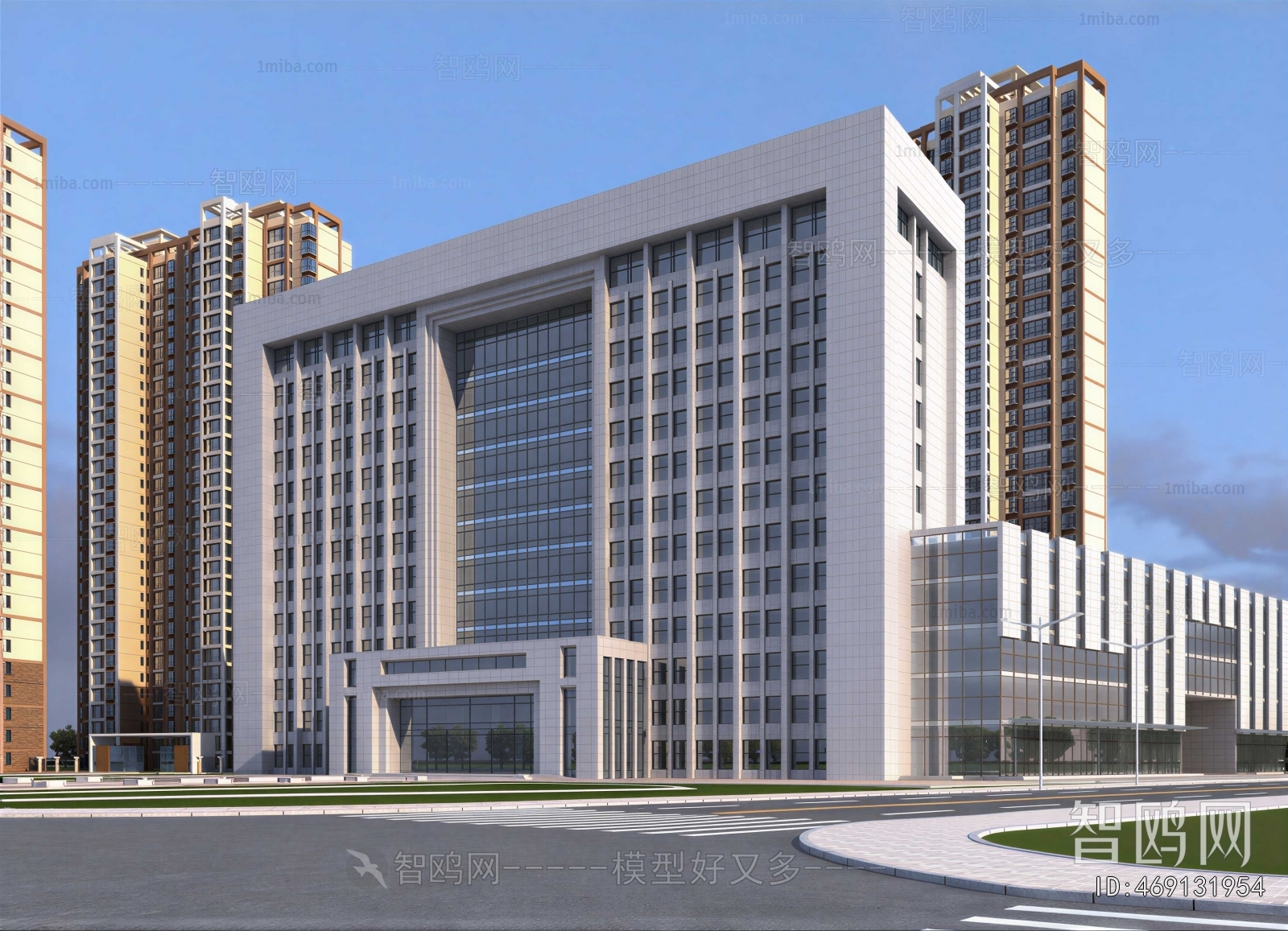 Modern Appearance Of Commercial Building