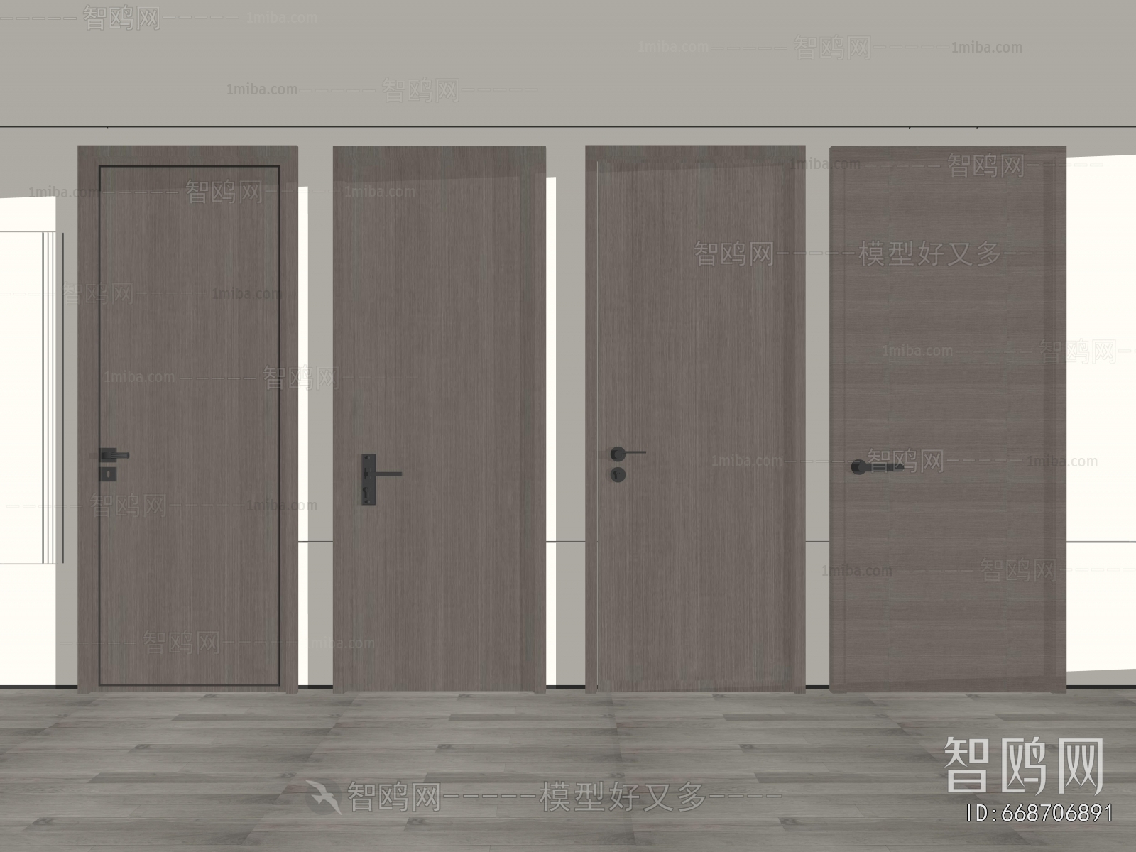Modern Single Door