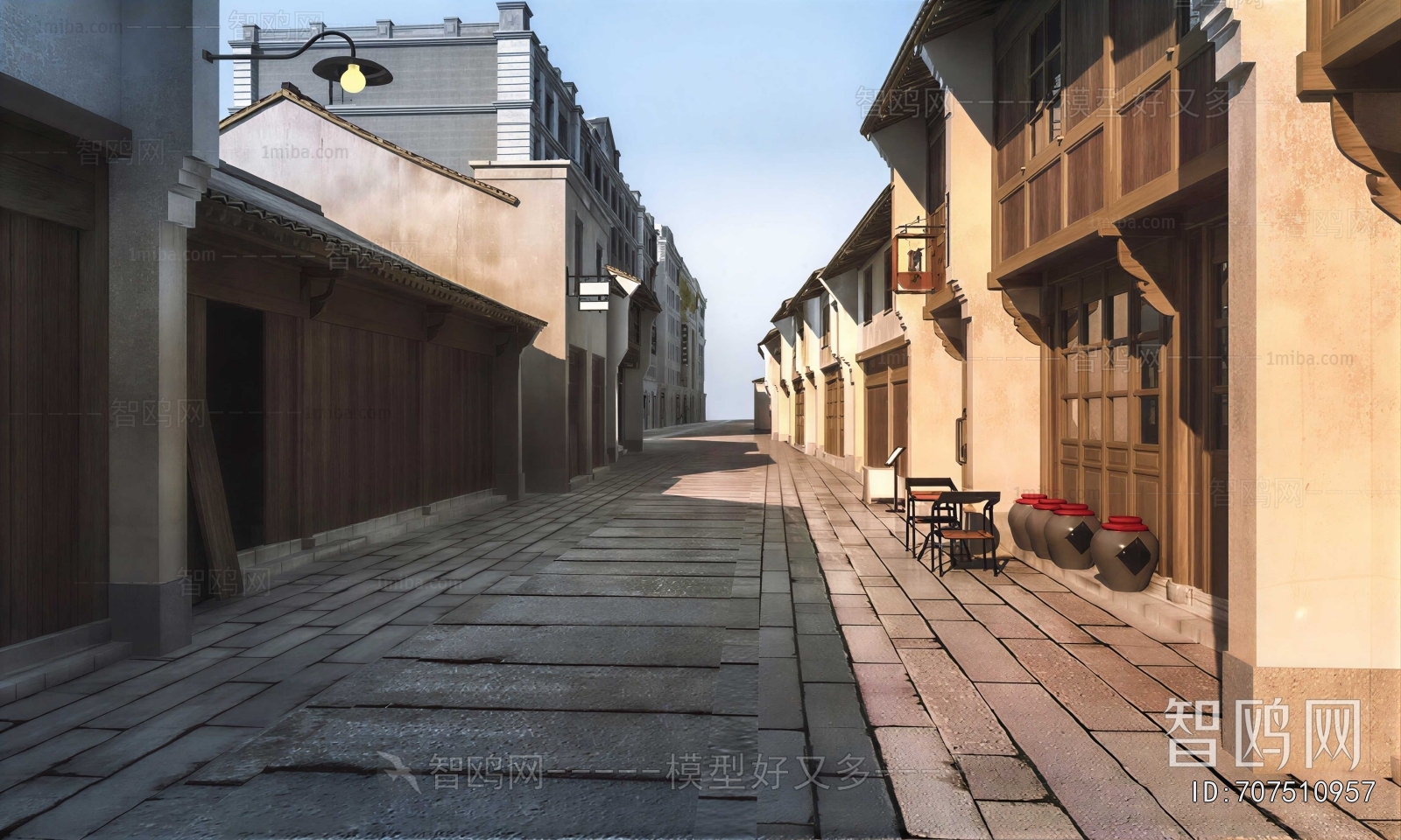 Chinese Style Commercial Street