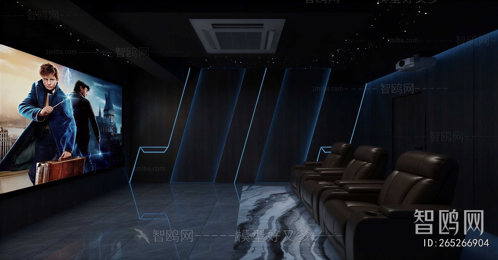 Modern Audiovisual Room