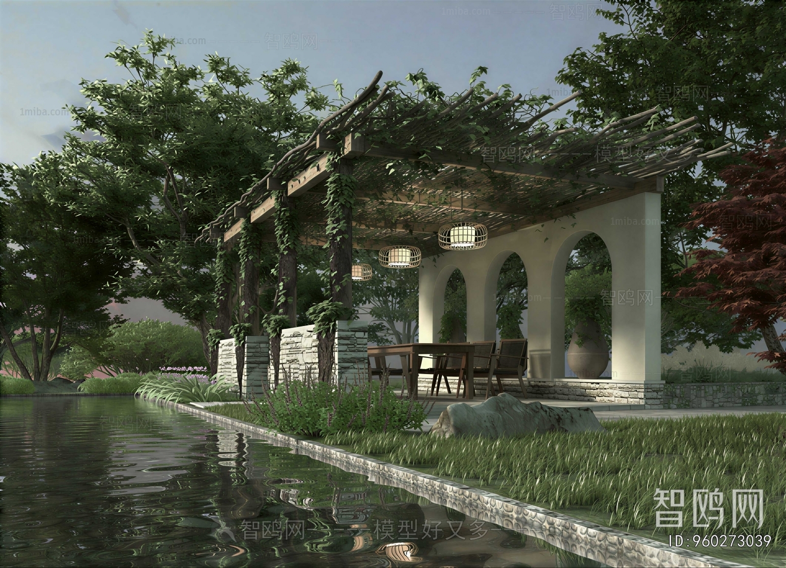 Modern Courtyard/landscape