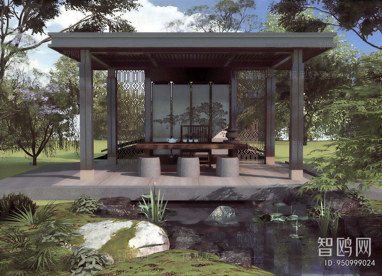 New Chinese Style Pavilion