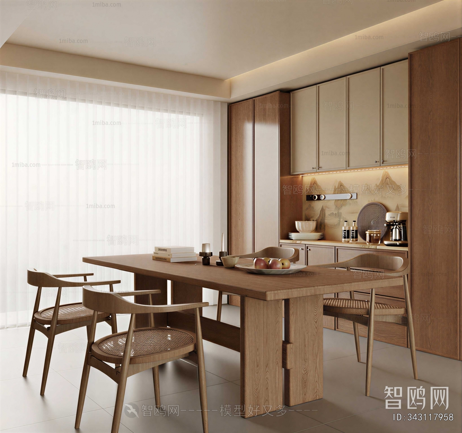 New Chinese Style Dining Room