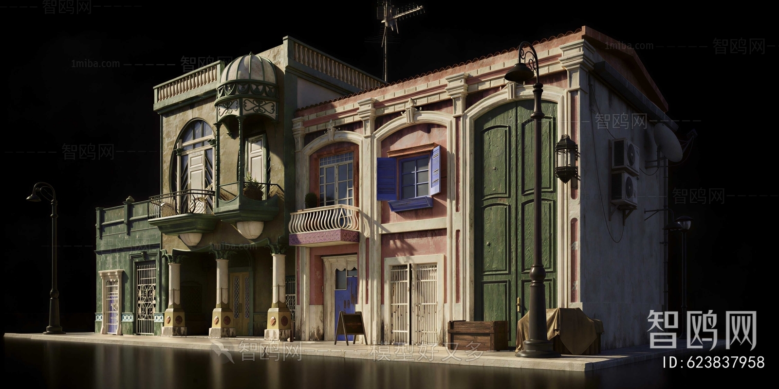 European Style Building Appearance