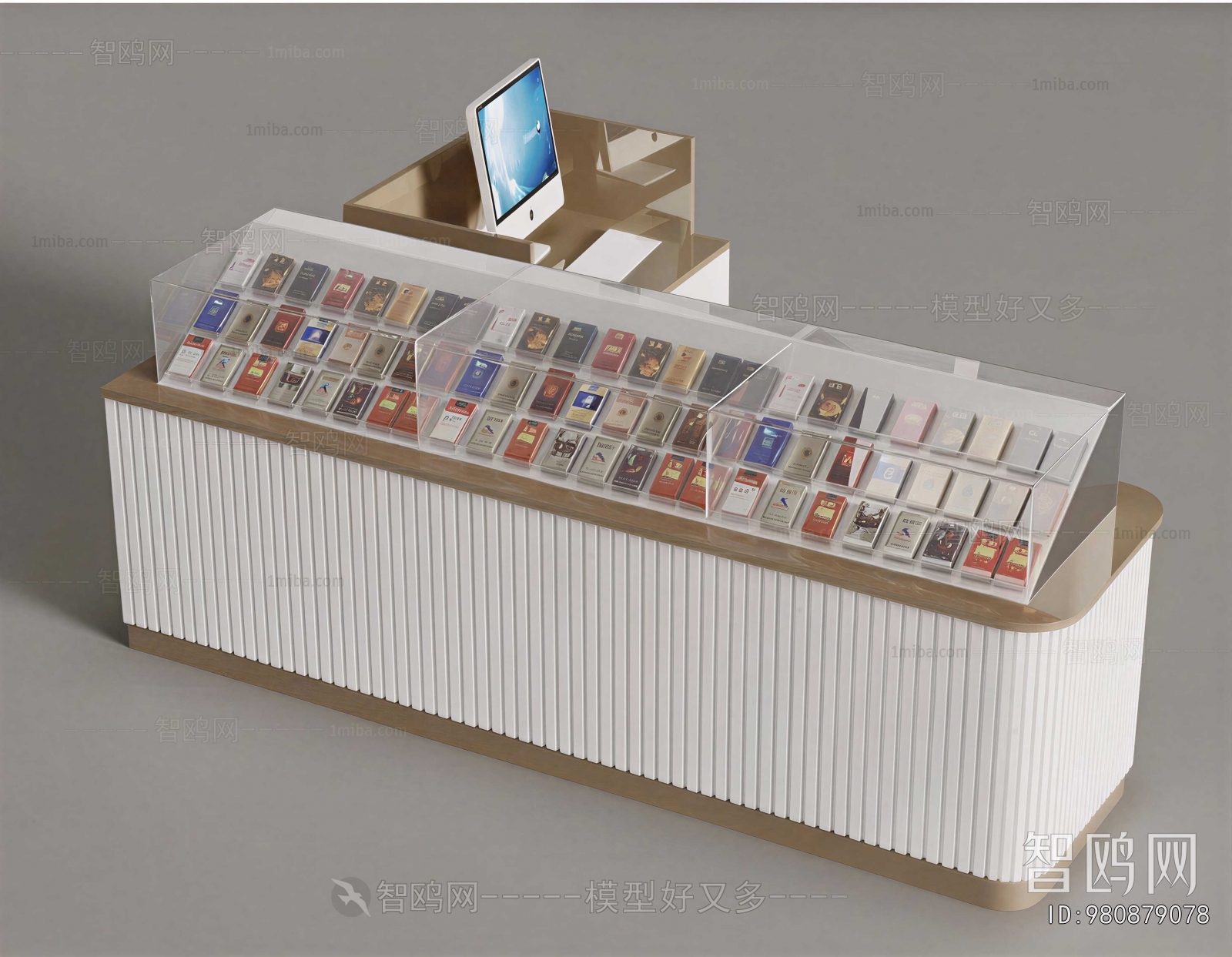 Modern Supermarket Shelf