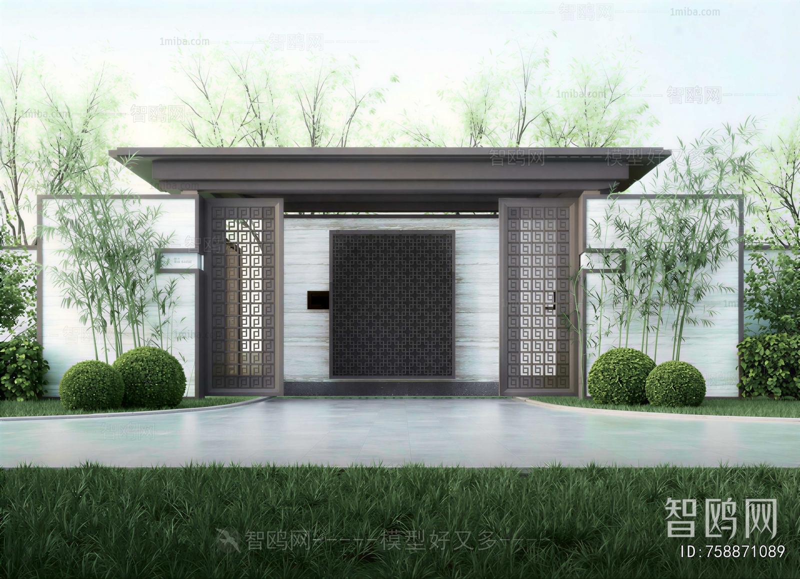 New Chinese Style Facade Element
