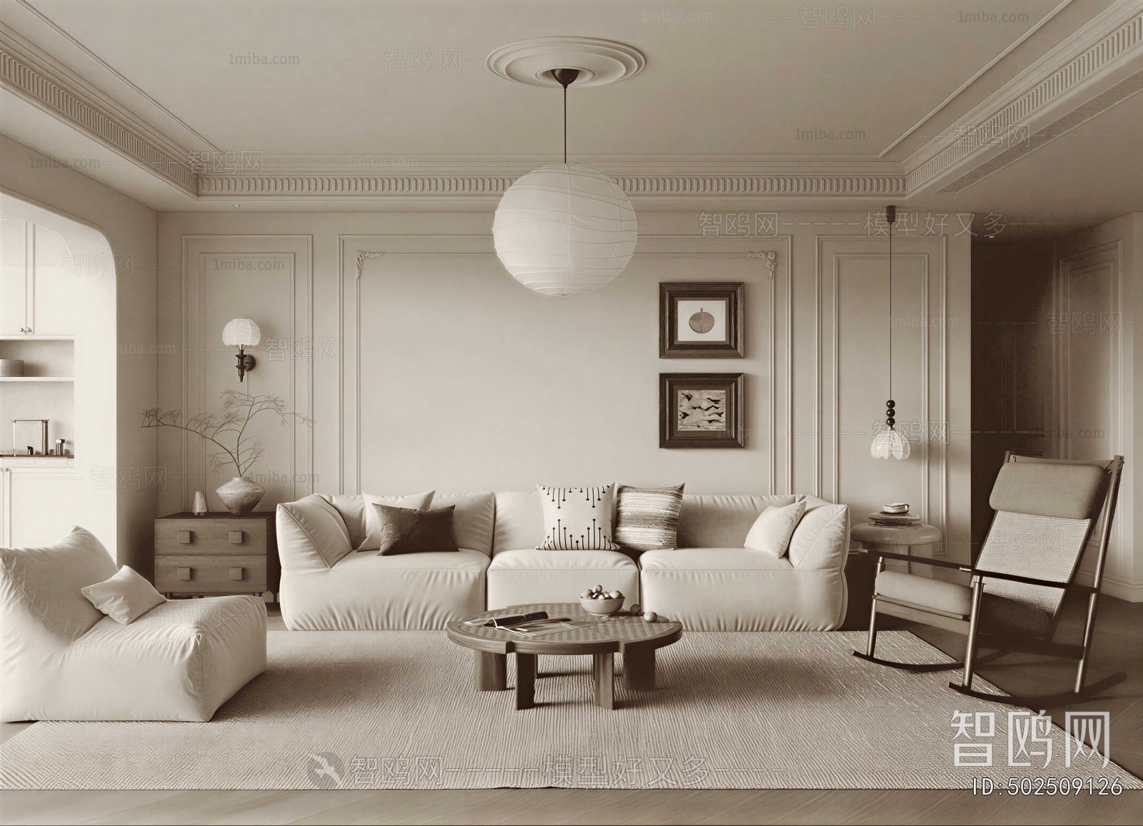 French Style A Living Room