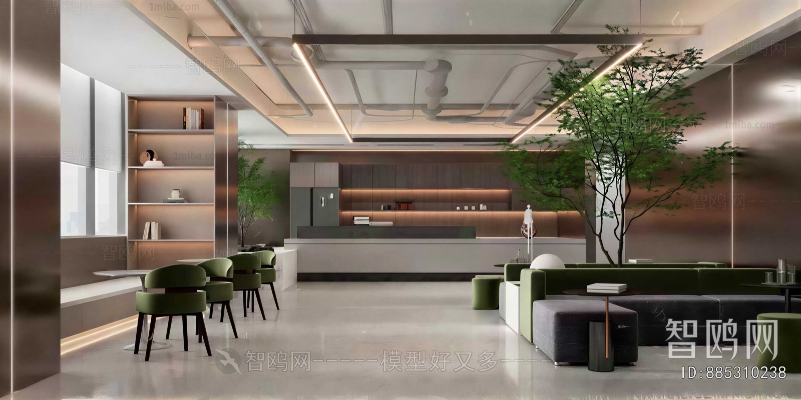 Modern Office Rest Area