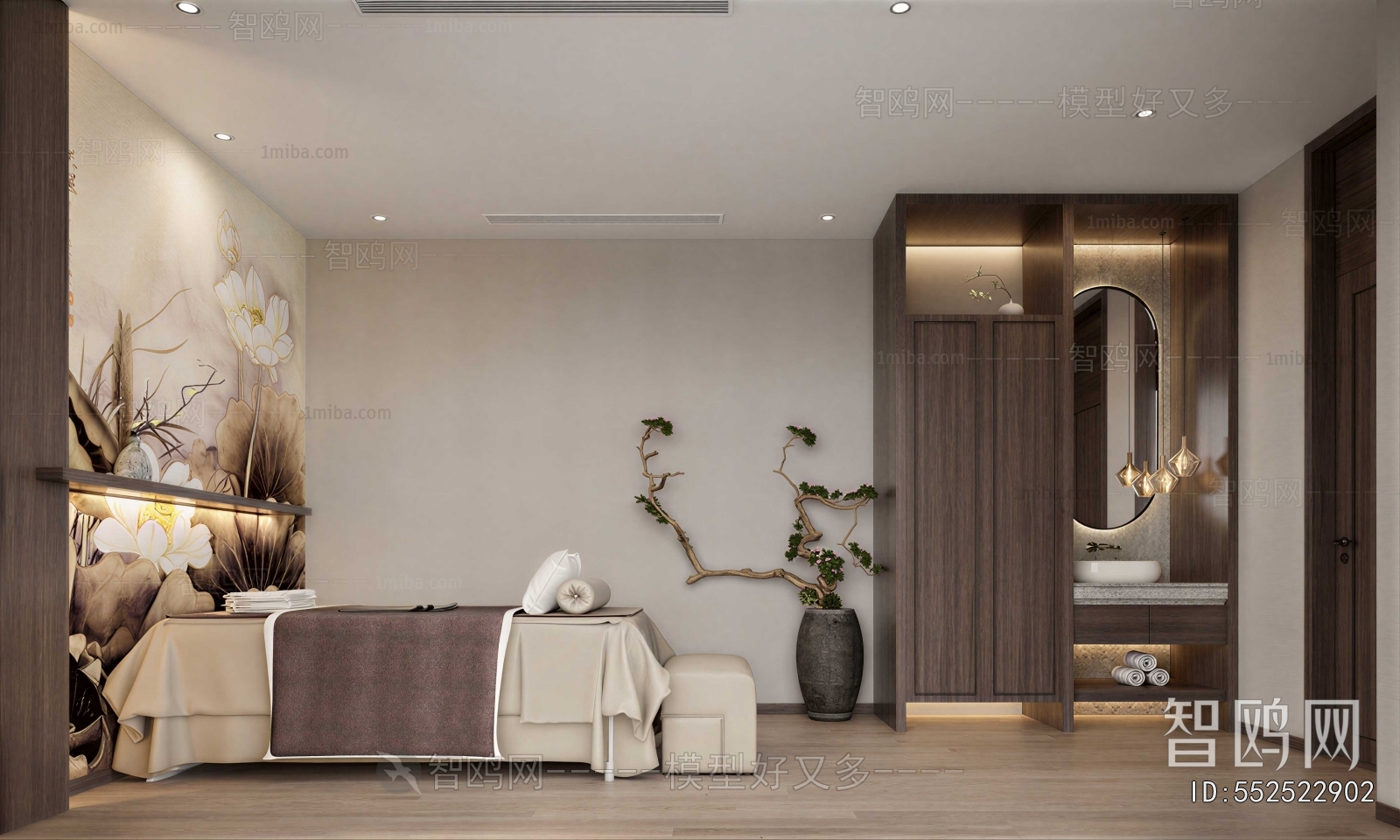 New Chinese Style Beauty Salon