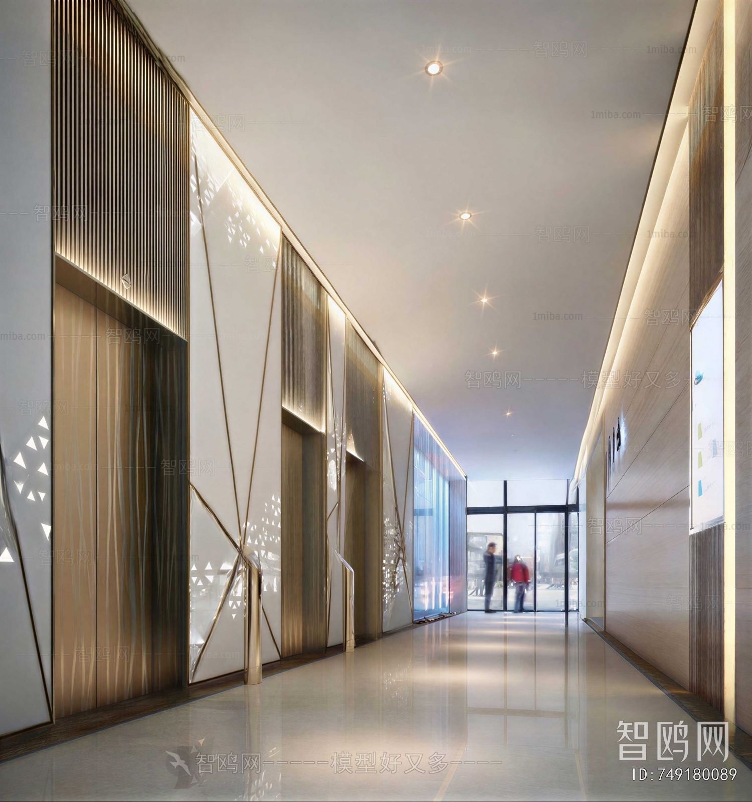 Modern Corridor/elevator Hall