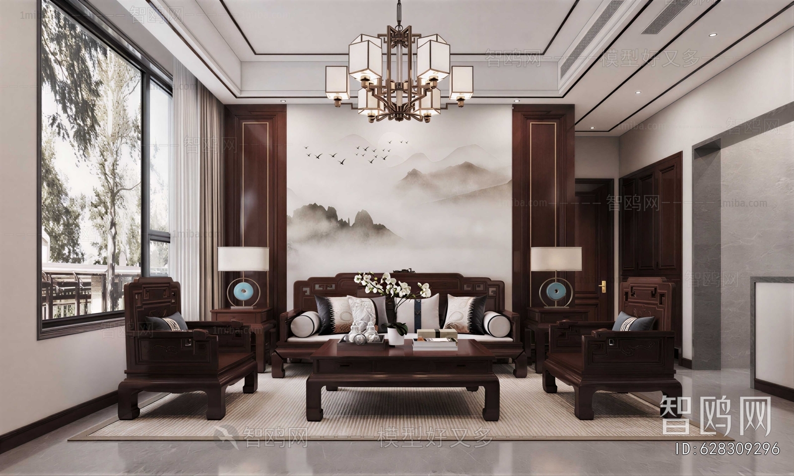 Chinese Style A Living Room