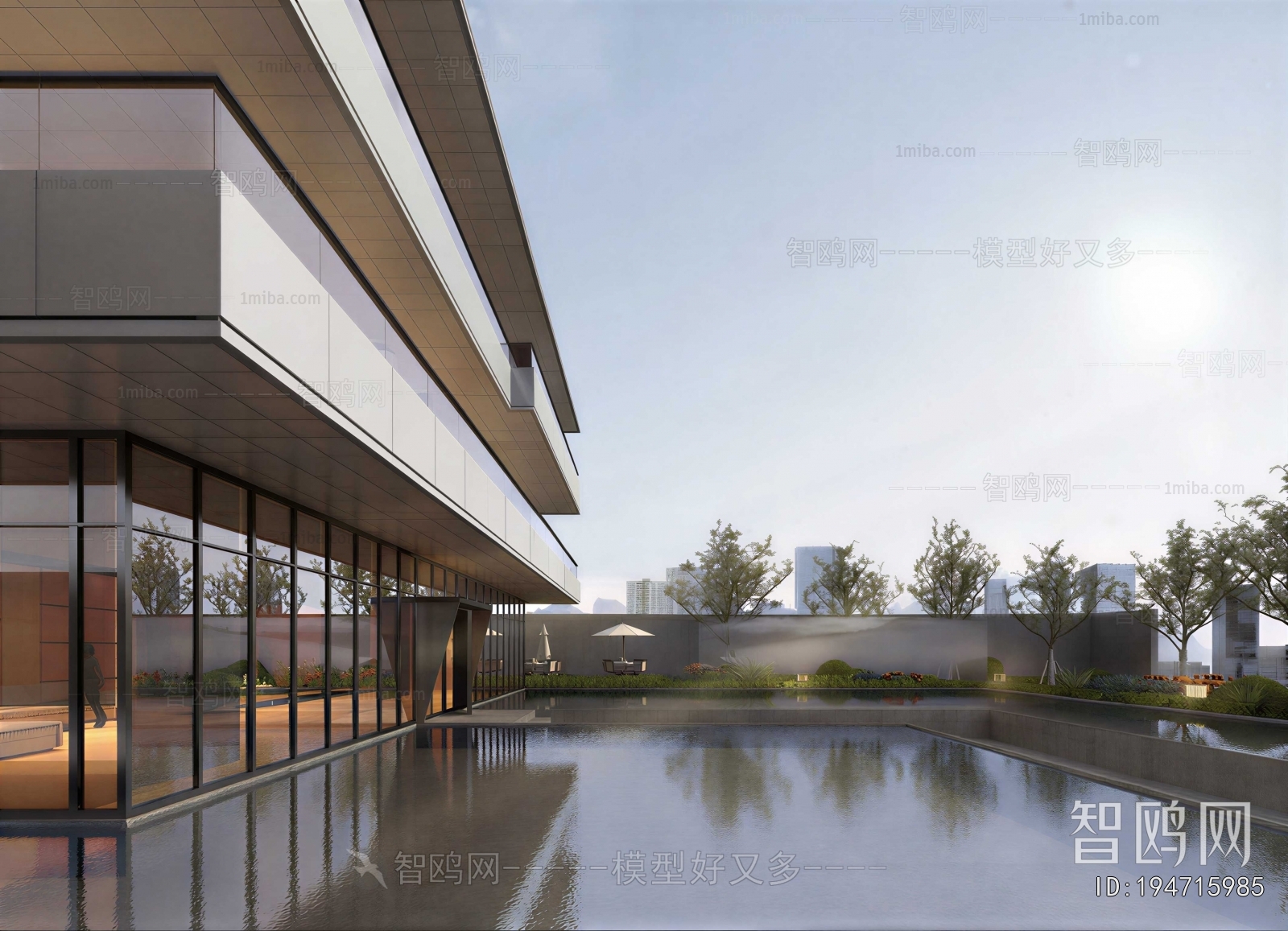 Modern Courtyard/landscape