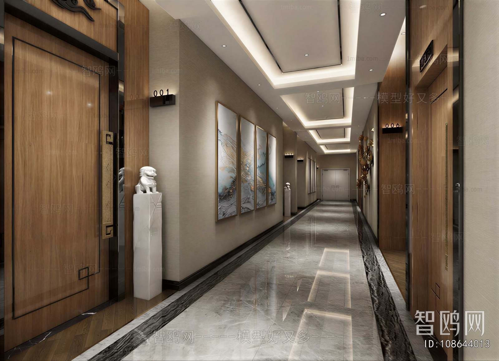 New Chinese Style Corridor