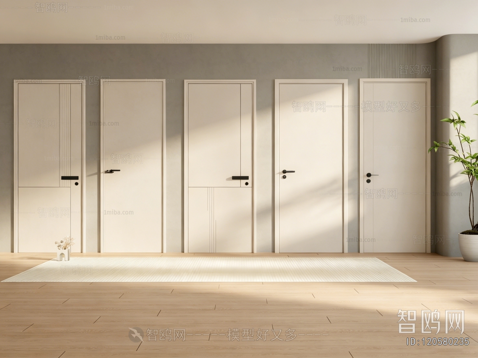 Modern Single Door