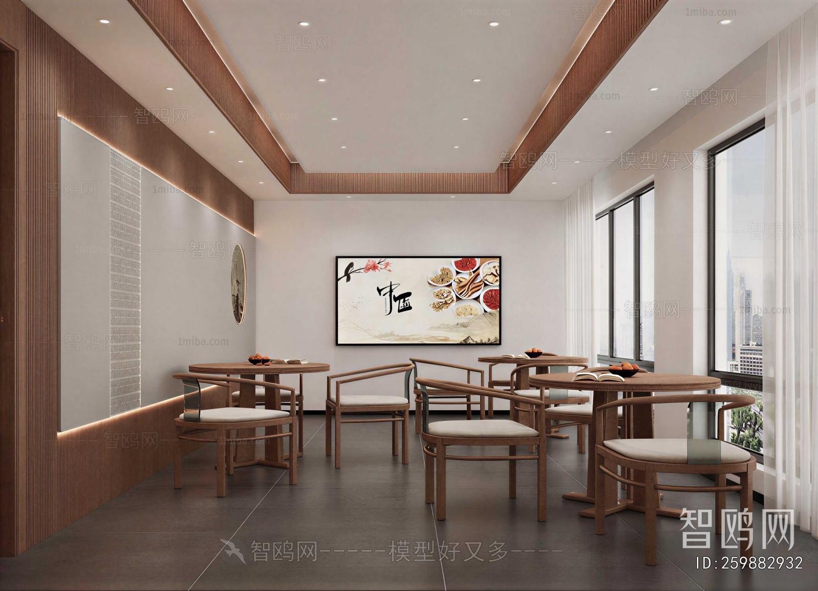 New Chinese Style Meeting Room