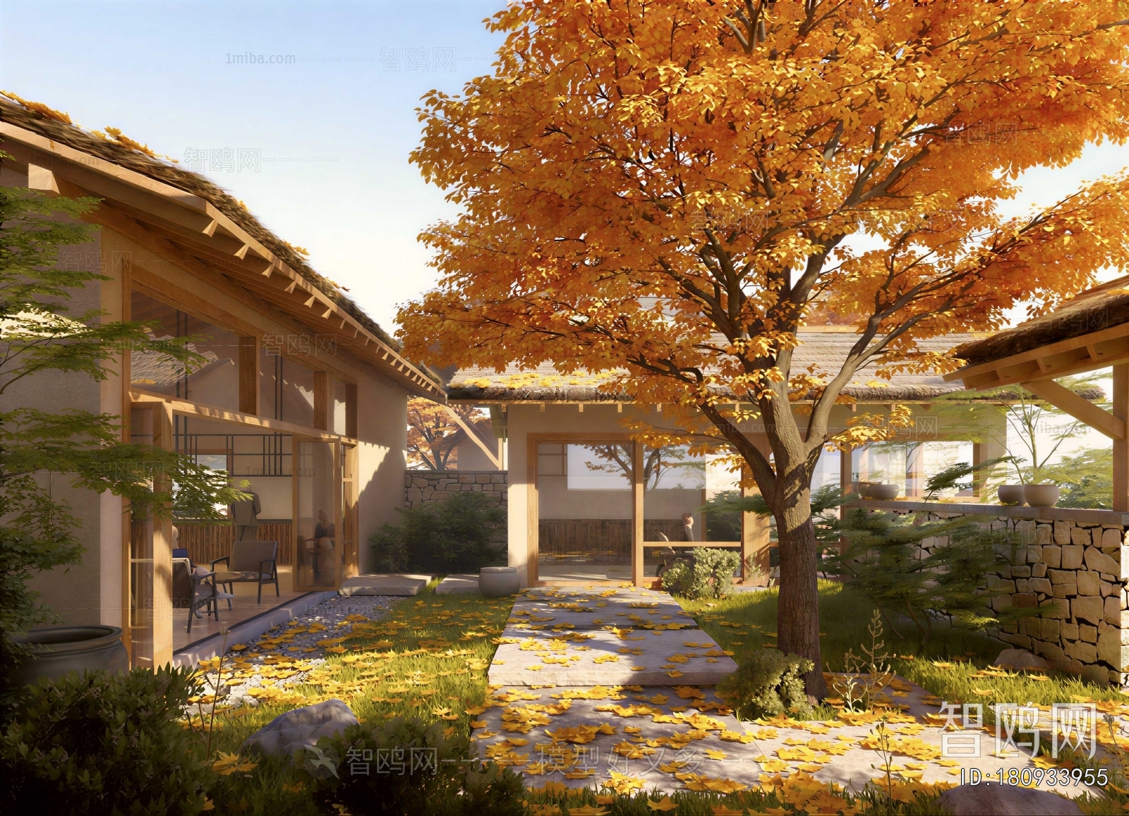 Japanese Style Courtyard/landscape