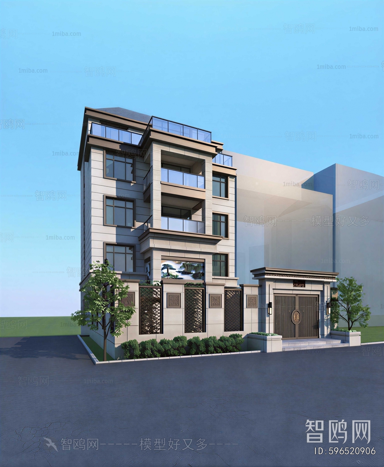 New Chinese Style Detached Villa