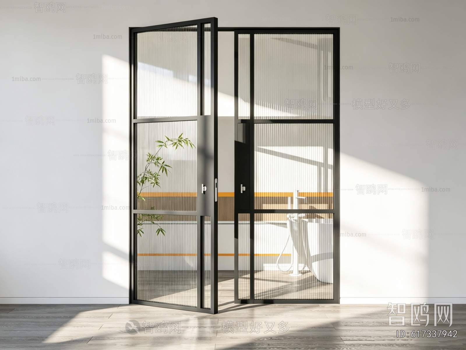 Modern Double Door