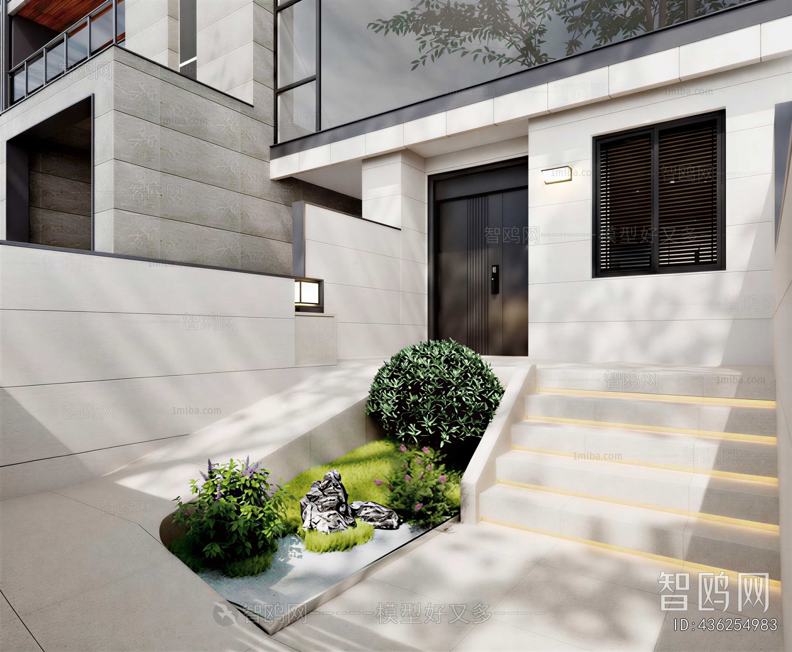 Modern Courtyard/landscape