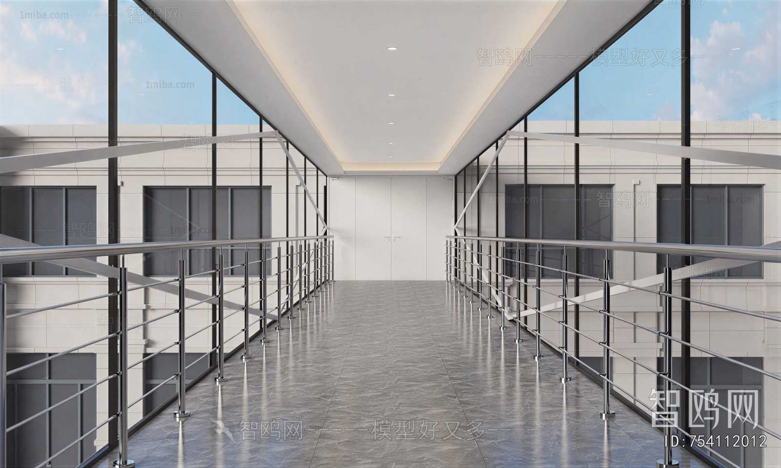 Modern Office Aisle