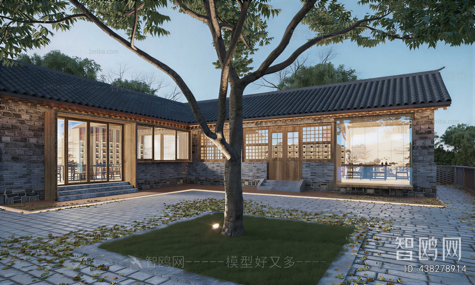 New Chinese Style Courtyard/landscape