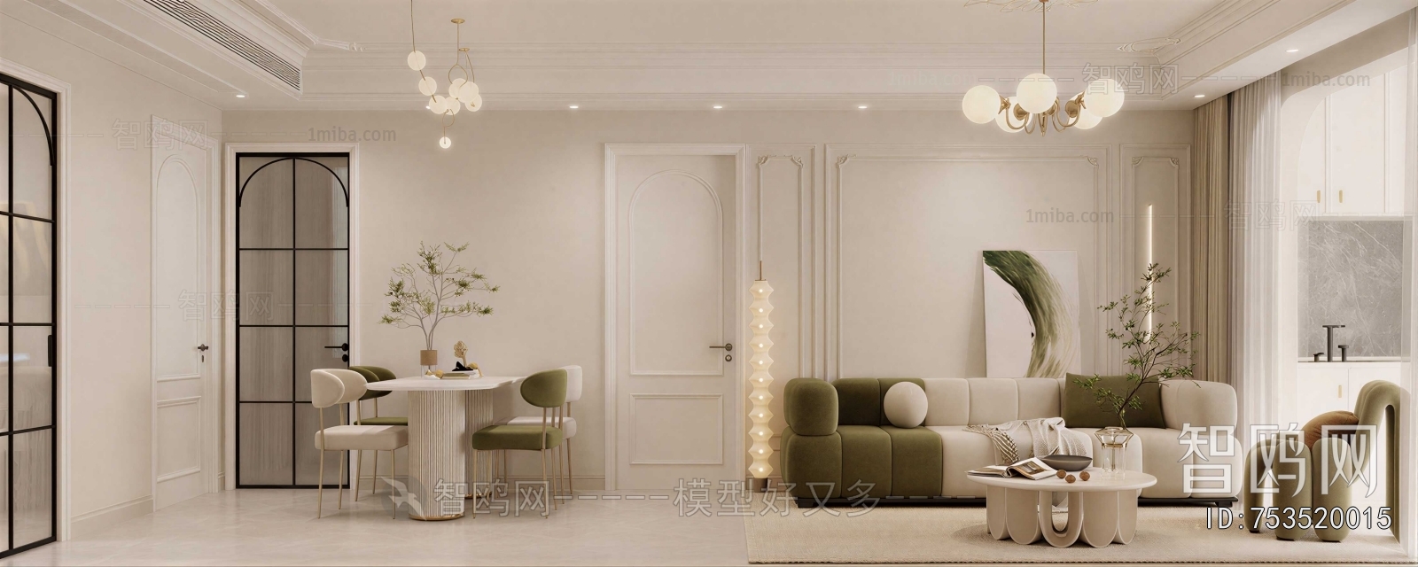 French Style A Living Room