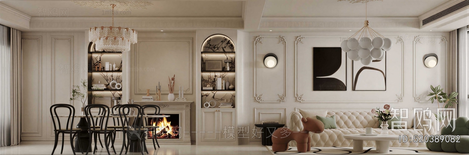 French Style A Living Room