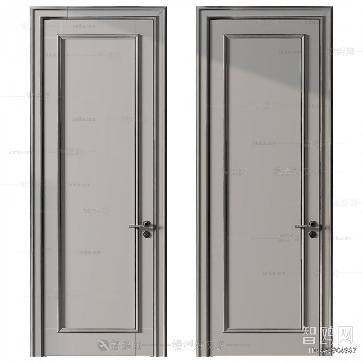 Modern Single Door