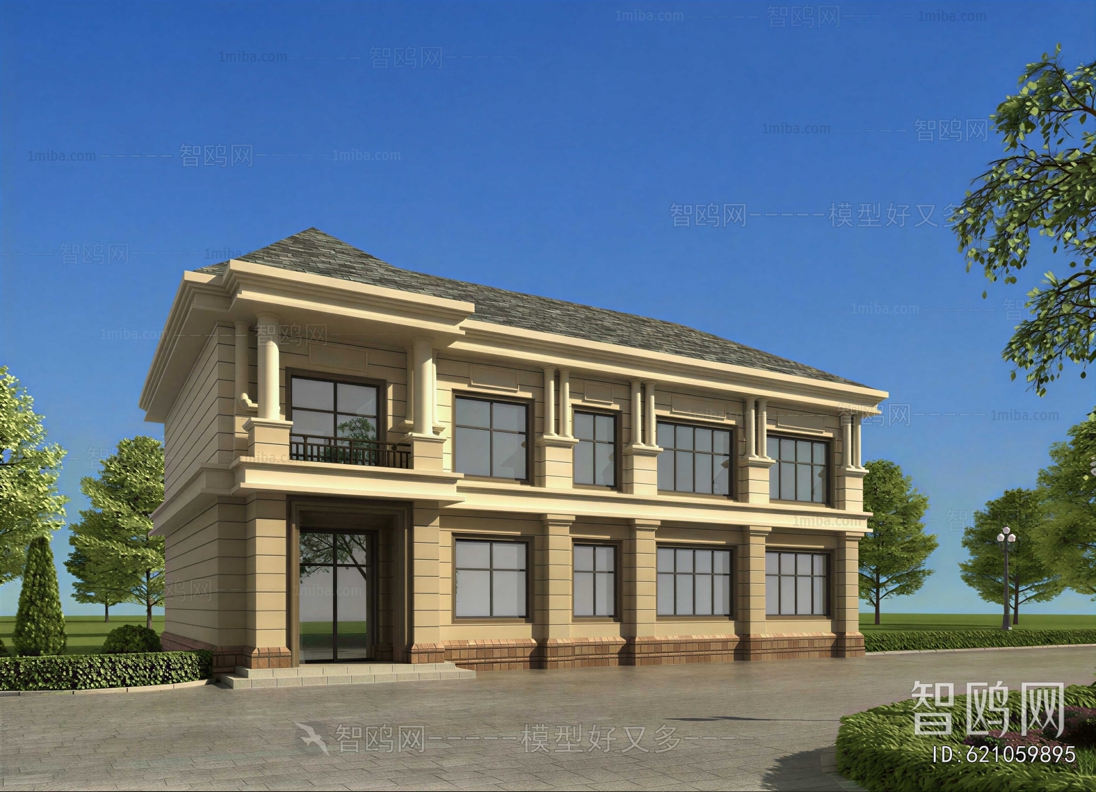 Simple European Style Detached Villa