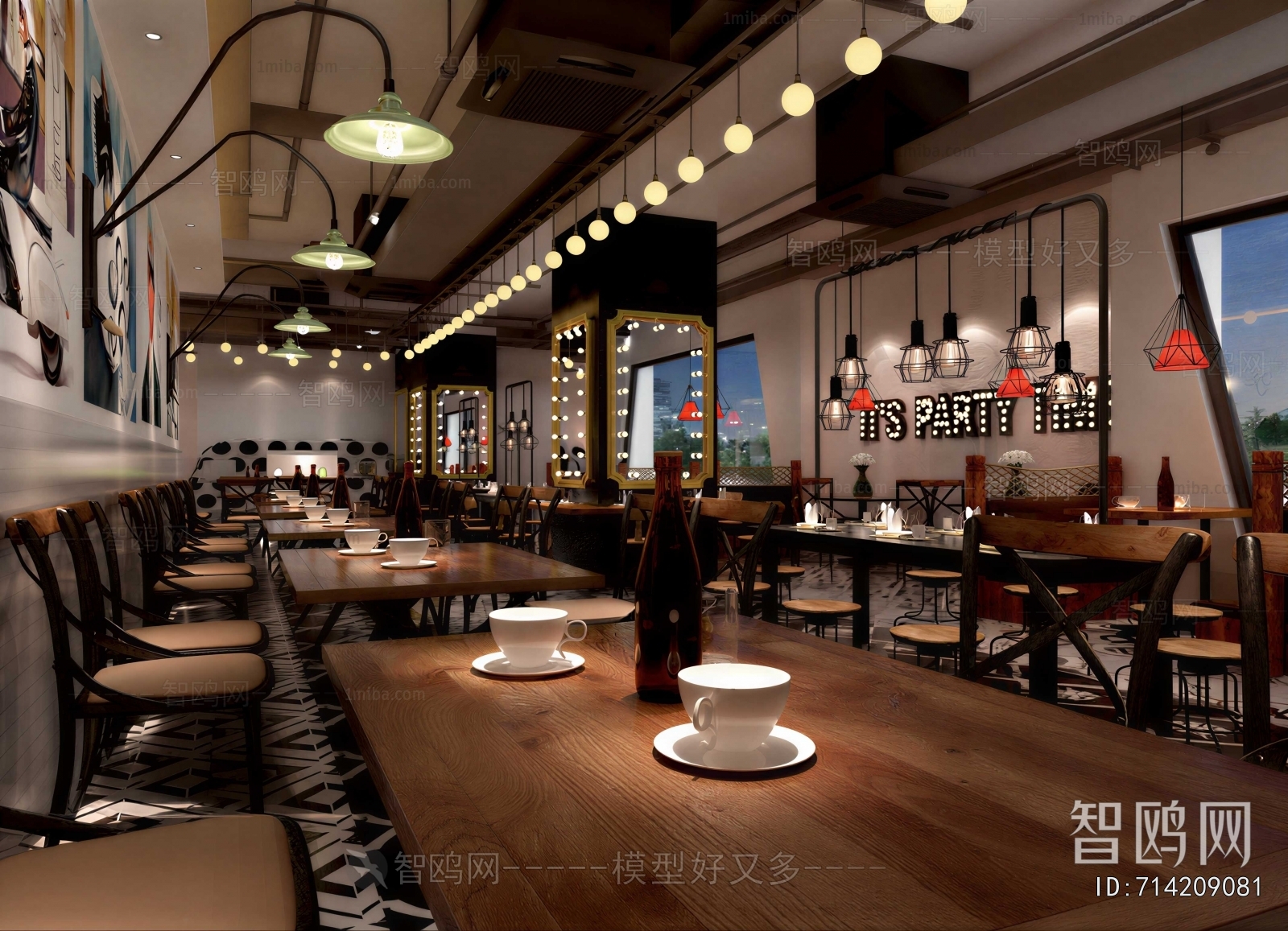 Industrial Style Restaurant