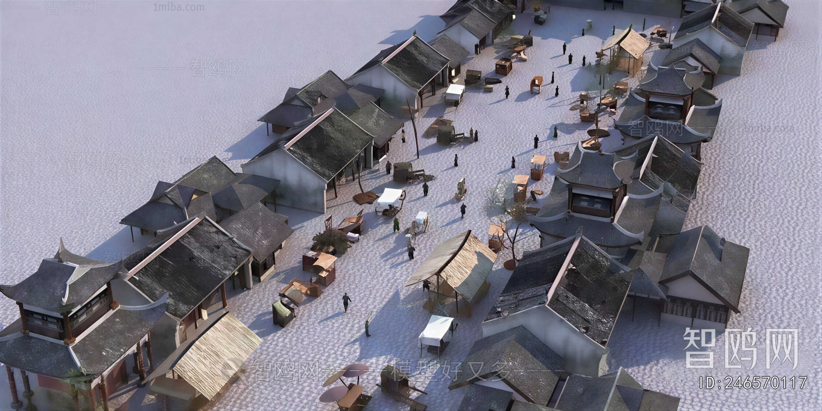 Chinese Style Commercial Street