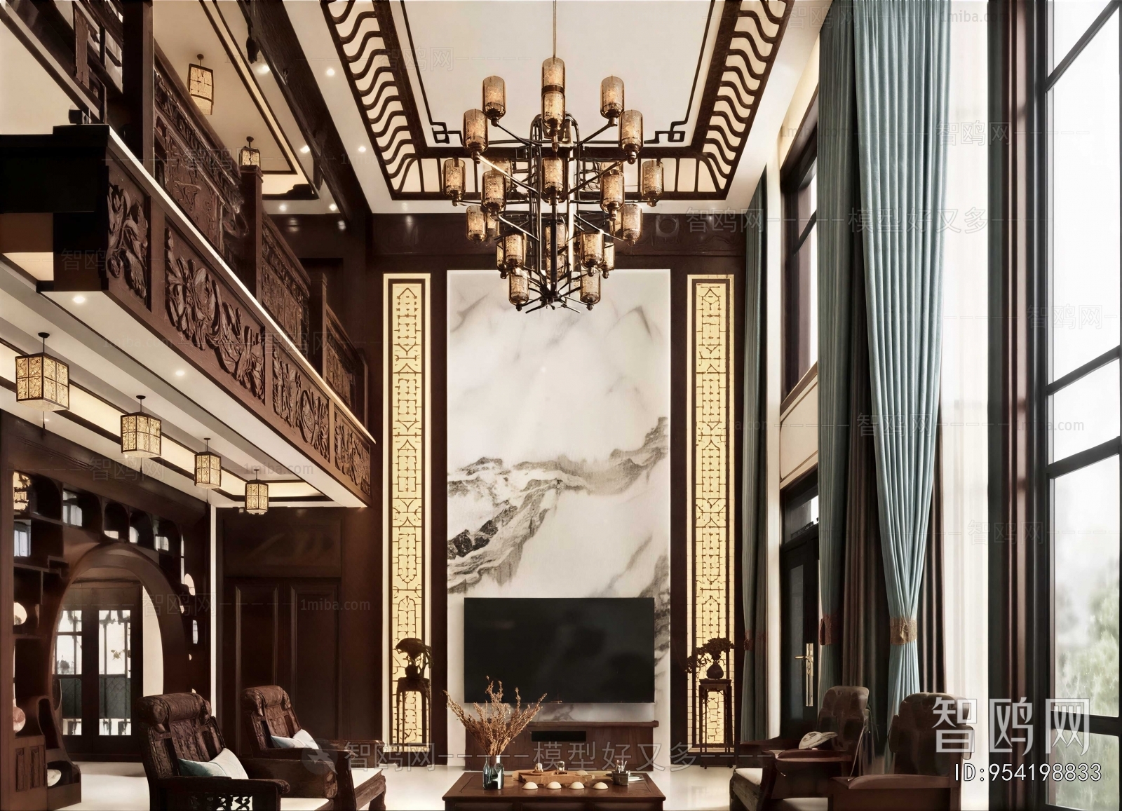 Chinese Style A Living Room