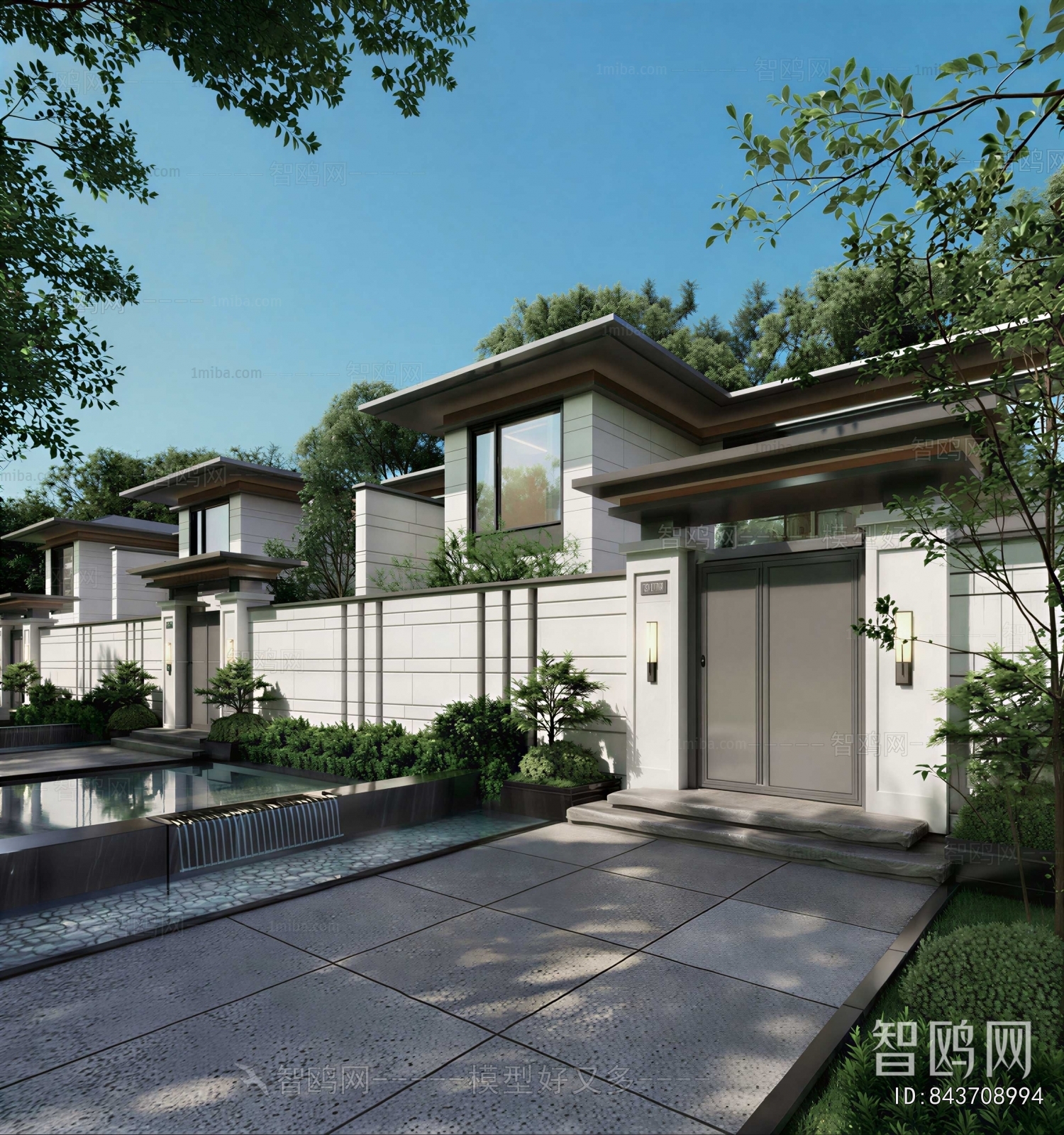 Modern Courtyard/landscape