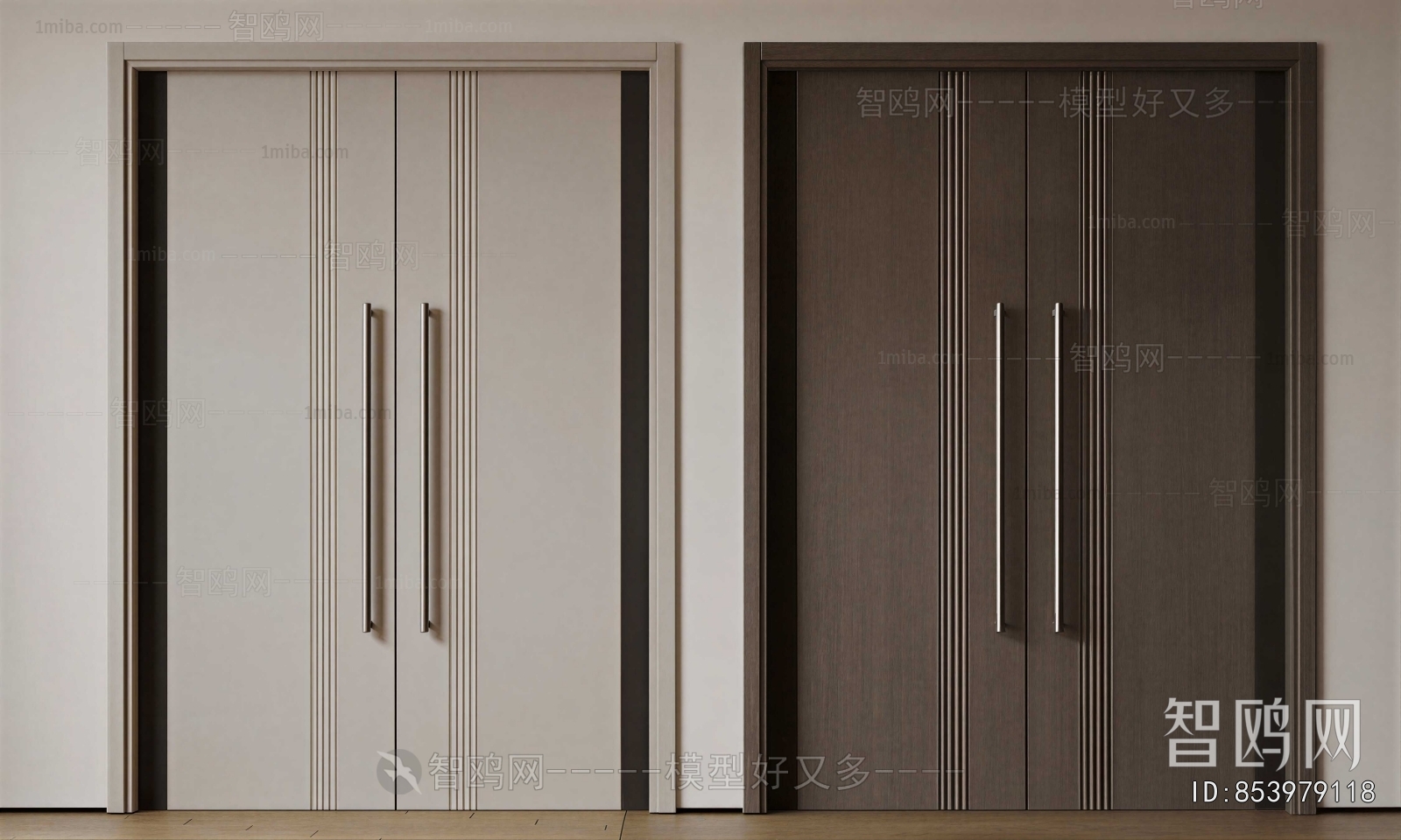 Modern Double Door