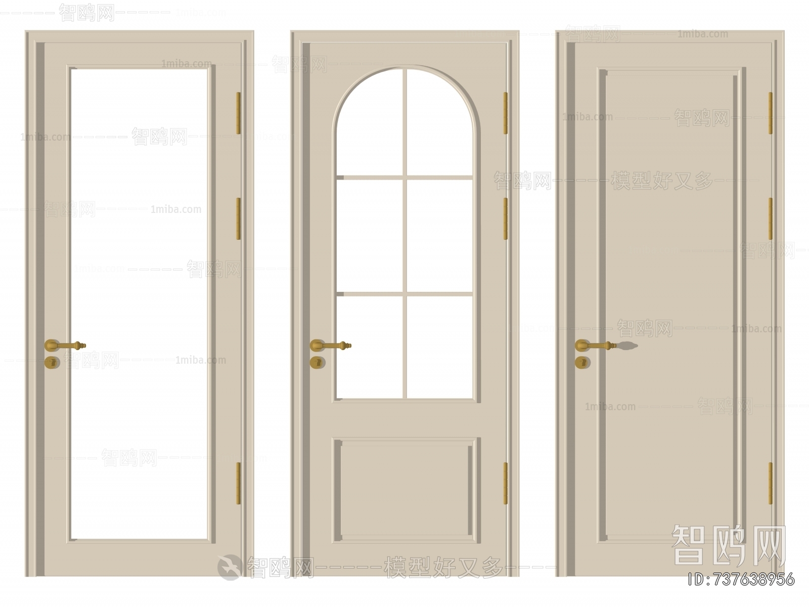 French Style Single Door