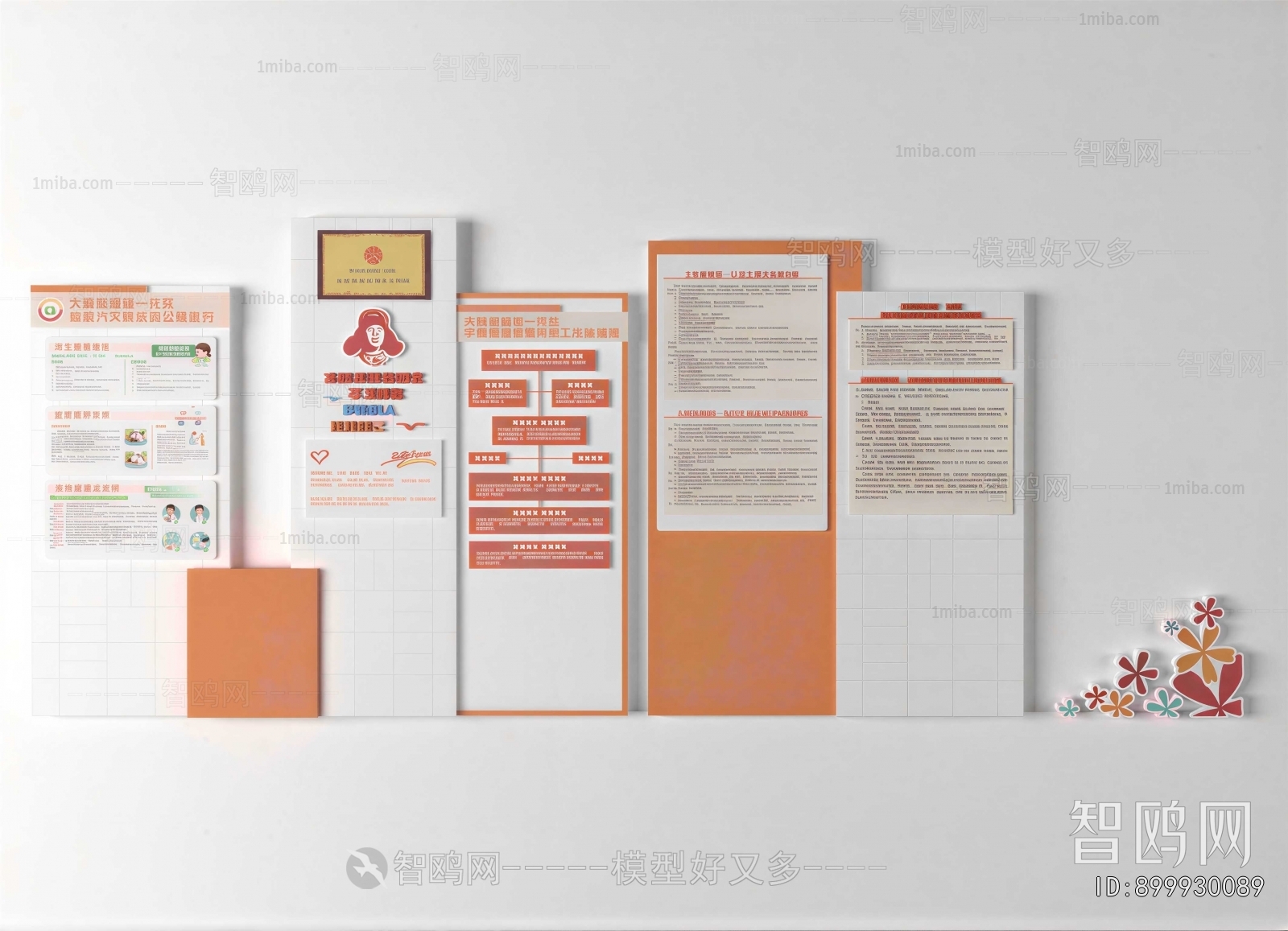 Modern Guide Board/bulletin Board