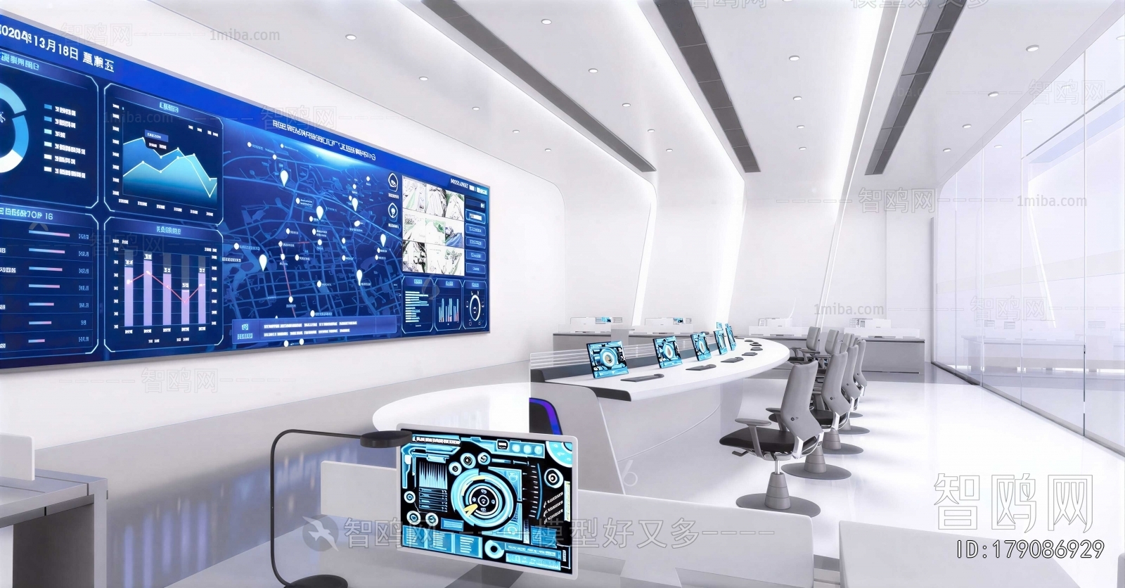Modern Monitor Room