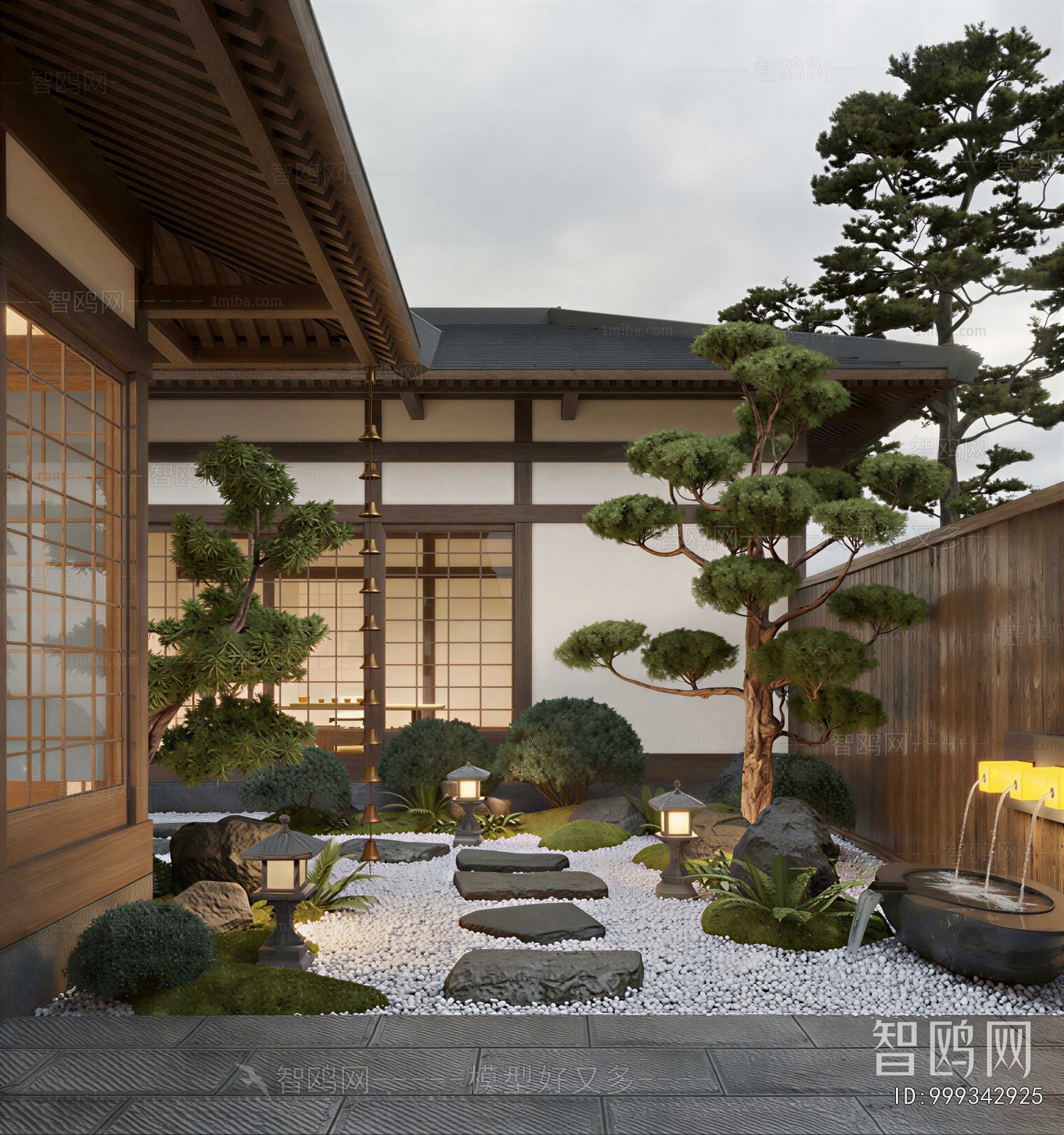 New Chinese Style Courtyard/landscape