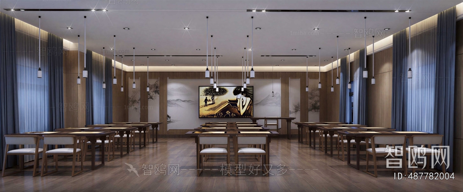 New Chinese Style School Classrooms