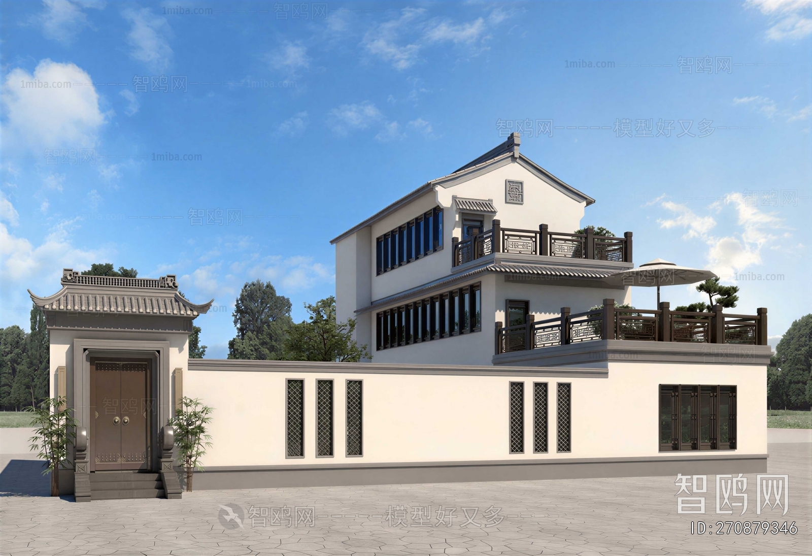 New Chinese Style Detached Villa