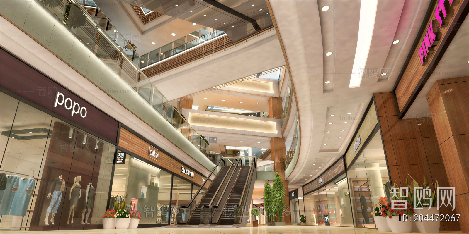 Modern Shopping Mall